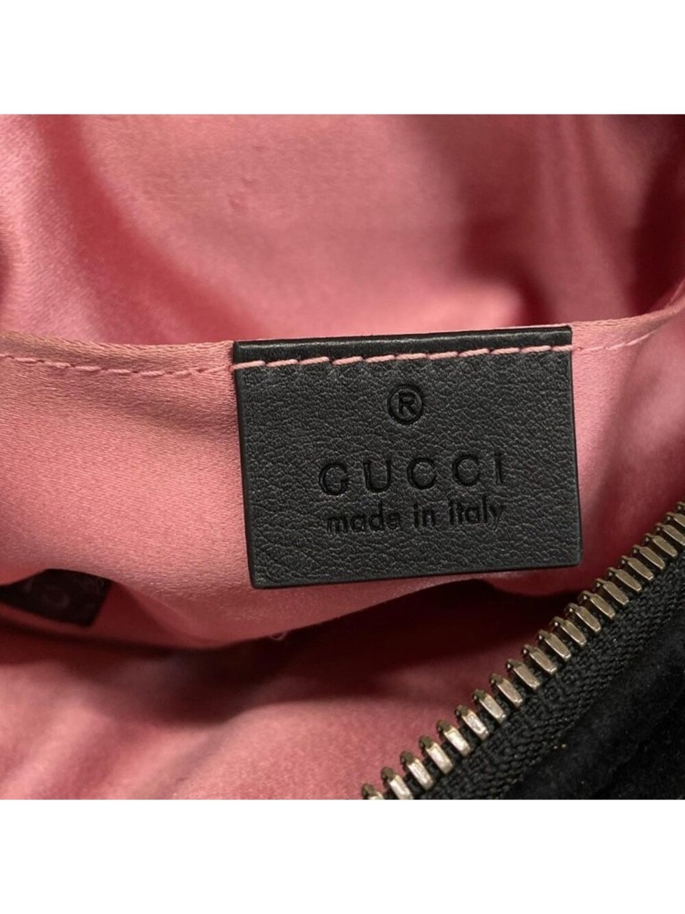 Gucci Waist Pouch GG Marmont Black Leather - Picture 8 of 15